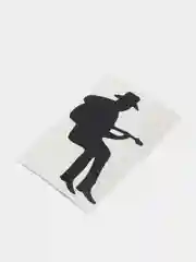 Наклейки для украшения розеток и переключателей "Гитарист" / Винил / Stickers by Batis