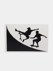 Наклейки для украшения розеток "Скейтбордисты" / Винил / Stickers by Batis