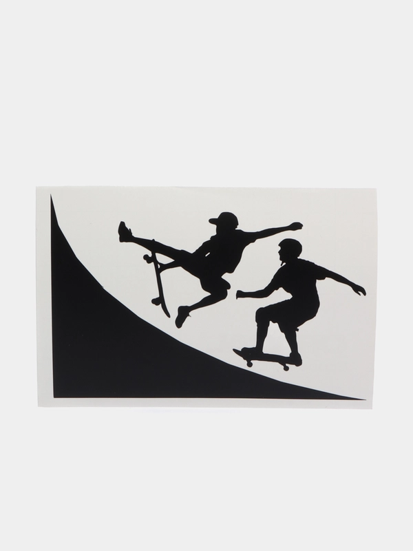 Наклейки для украшения розеток "Скейтбордисты" / Винил / Stickers by Batis