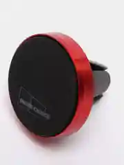 Красный магнитный автомобильный держатель для телефона на решётку More choice C01