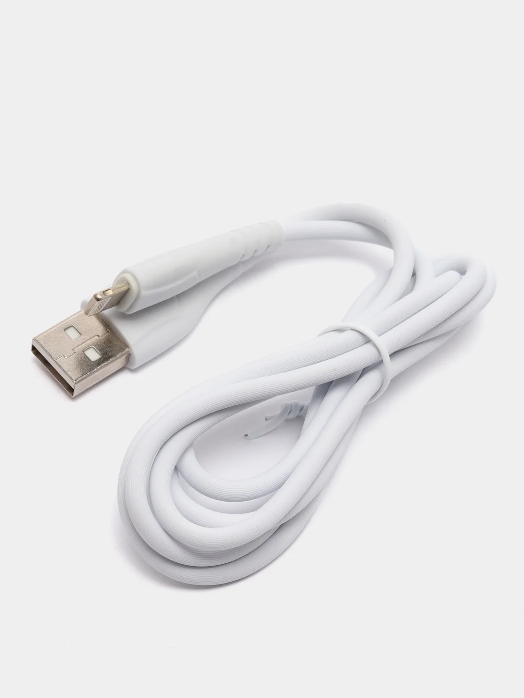 Белый дата-кабель для смартфона More choice K22, lightning, Micro-USB, Type-C 2.4 A, 1 м