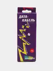 Черный дата-кабель для смартфона More choice K22, lightning, Micro-USB, Type-C 2.4 A, 1 м