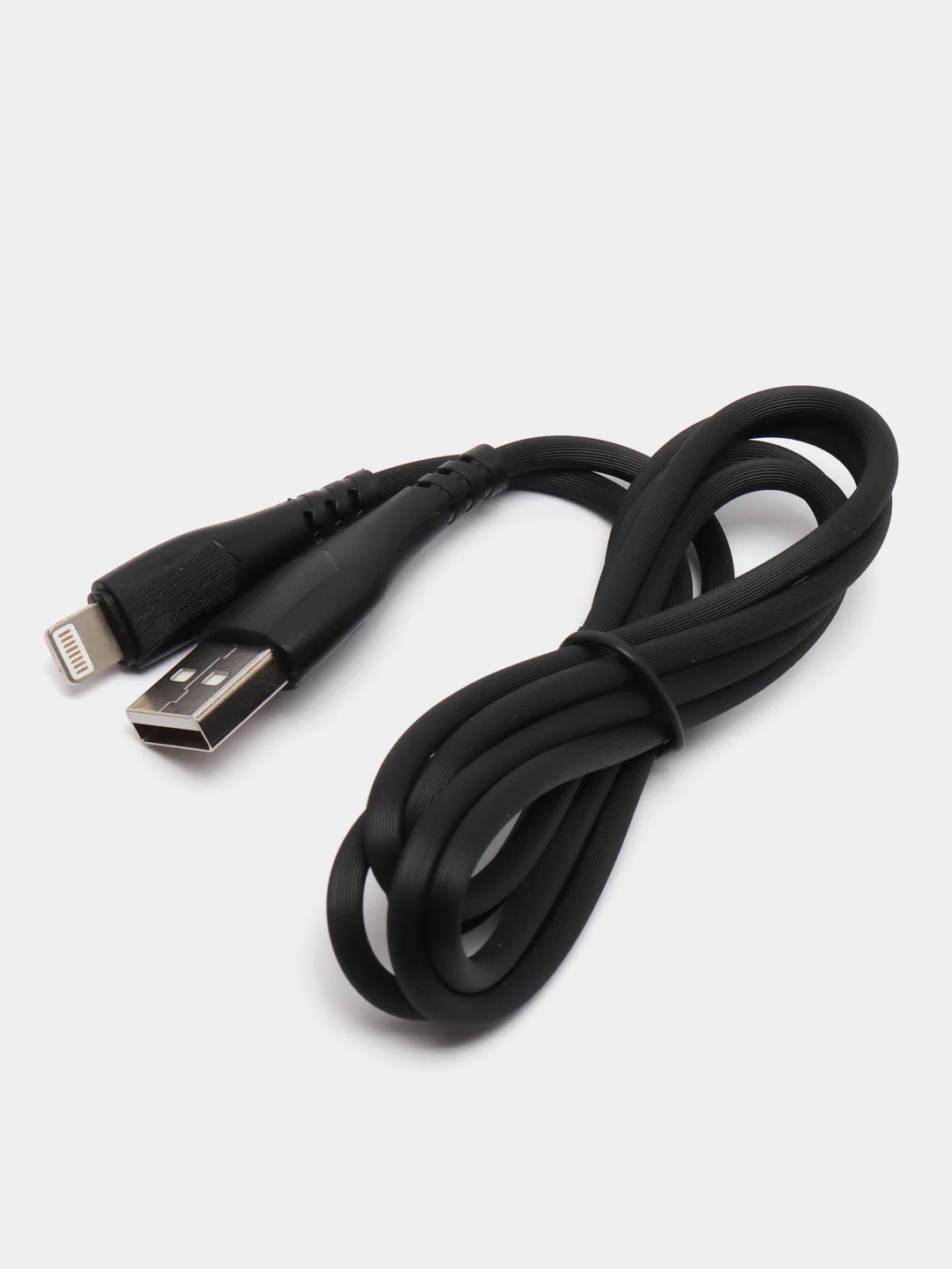 Черный дата-кабель для смартфона More choice K22, lightning, Micro-USB, Type-C 2.4 A, 1 м