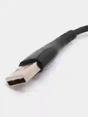Черный дата-кабель для смартфона More choice K22, lightning, Micro-USB, Type-C 2.4 A, 1 м