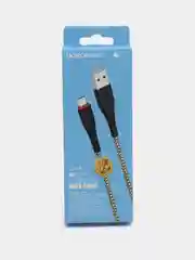 Черный кабель BOROFONE BX25 POWERFUL для быстрой зарядки, 2.4 А, 1 м