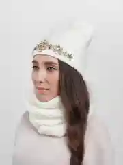 Слоновая кость комплект женский, осень - зима, шесть цветов