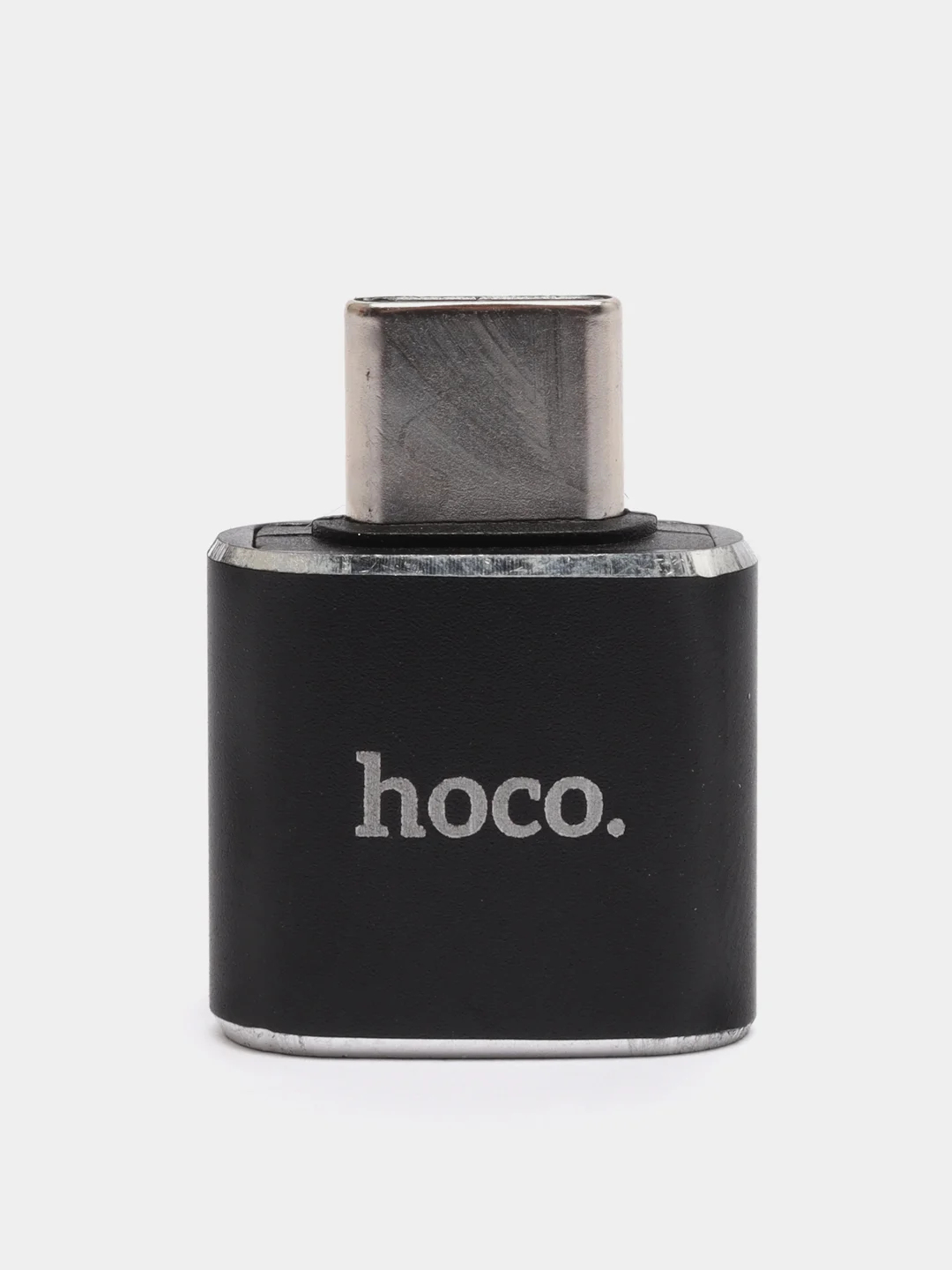 Черный адаптер Hoco UA5, переходник для телефона Type-C - USB / OTG / 3.0A