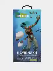 Белый беспроводные вакуумные наушники More choice BW10S TWS