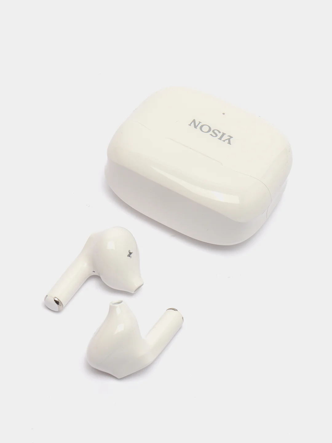 Белый наушники беспроводные, Bluetooth, вкладыши с зарядным чехлом, TWS, T6