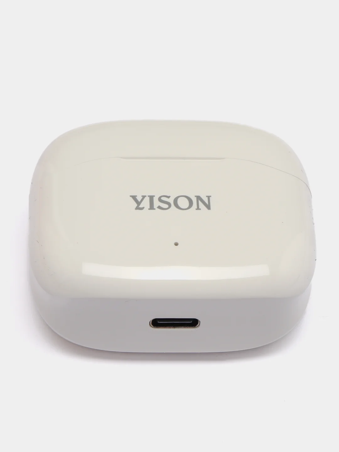 Белый наушники беспроводные, Bluetooth, вкладыши с зарядным чехлом, TWS, T6