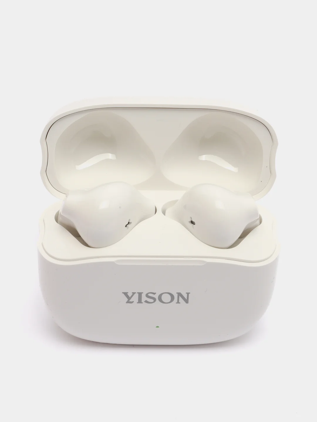 Белый наушники беспроводные, Bluetooth, вкладыши с зарядным чехлом, TWS, T6