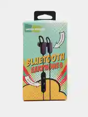 Синий bluetooth-наушники вакуумные с шейным шнурком More choice BG10 БЕСПРОВОДНАЯ гарнитура