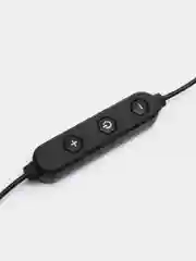 Серебряный bluetooth-наушники вакуумные с шейным шнурком More choice BG10 БЕСПРОВОДНАЯ гарнитура