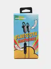 Серебряный bluetooth-наушники вакуумные с шейным шнурком More choice BG10 БЕСПРОВОДНАЯ гарнитура