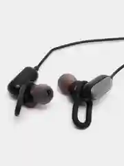Серебряный bluetooth-наушники вакуумные с шейным шнурком More choice BG10 БЕСПРОВОДНАЯ гарнитура