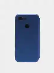 Синий чехол-книжка на Huawei Honor 9 Lite, Хуавей Хонор 9 Лайт