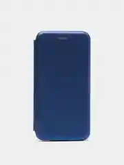 Синий чехол-книжка на Huawei Honor 9 Lite, Хуавей Хонор 9 Лайт