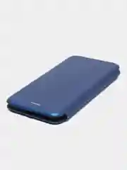 Синий чехол-книжка на Huawei Honor 9 Lite, Хуавей Хонор 9 Лайт