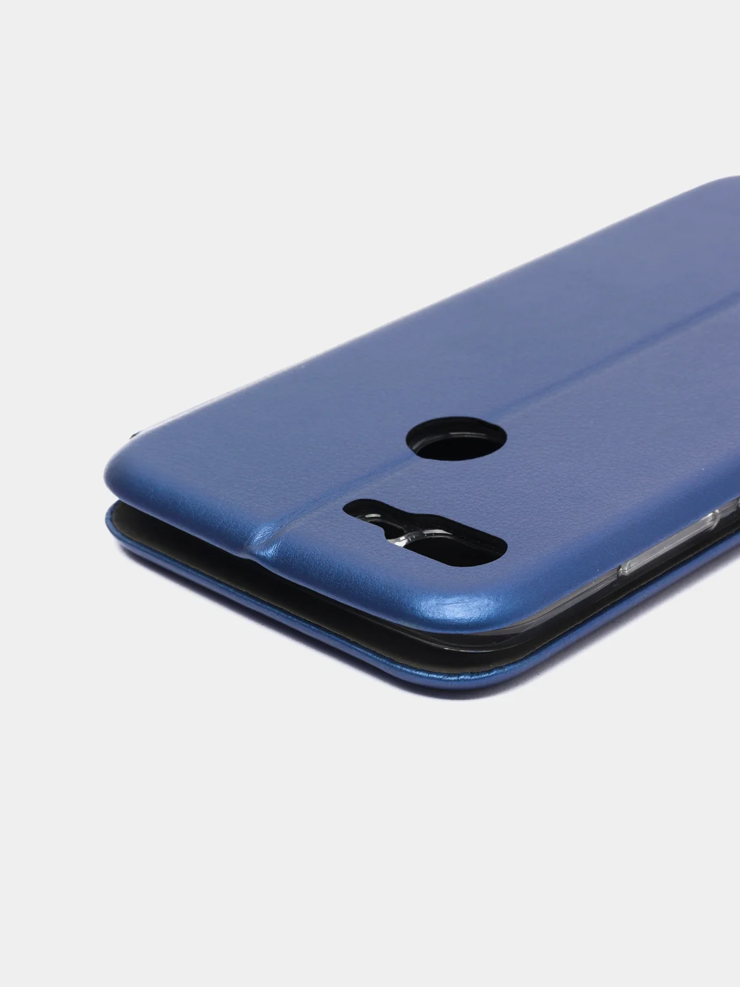 Синий чехол-книжка на Huawei Honor 9 Lite, Хуавей Хонор 9 Лайт