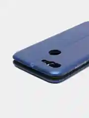 Синий чехол-книжка на Huawei Honor 9 Lite, Хуавей Хонор 9 Лайт