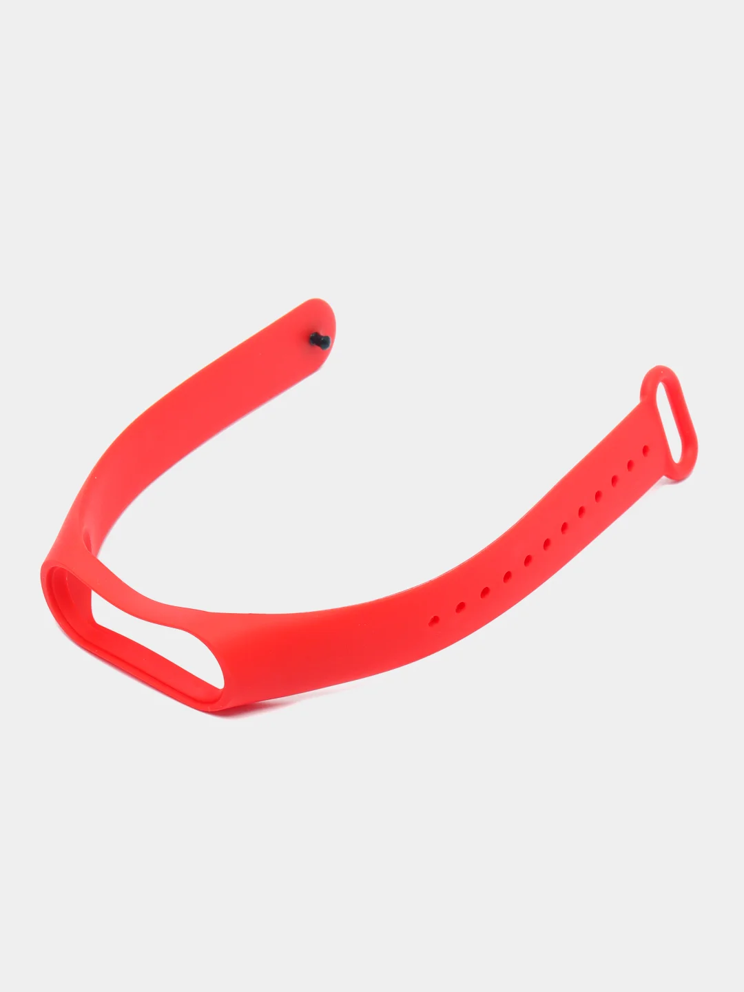 Красный силиконовый ремешок для фитнес браслета Xiaomi Mi Band 4, Mi Band 3
