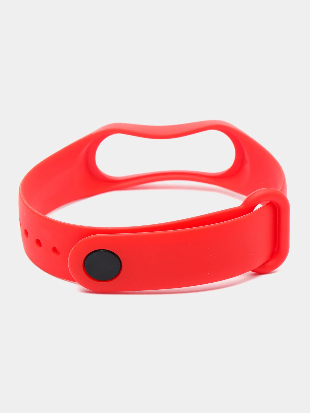 Красный силиконовый ремешок для фитнес браслета Xiaomi Mi Band 4, Mi Band 3
