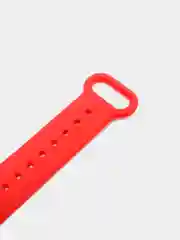 Красный силиконовый ремешок для фитнес браслета Xiaomi Mi Band 4, Mi Band 3