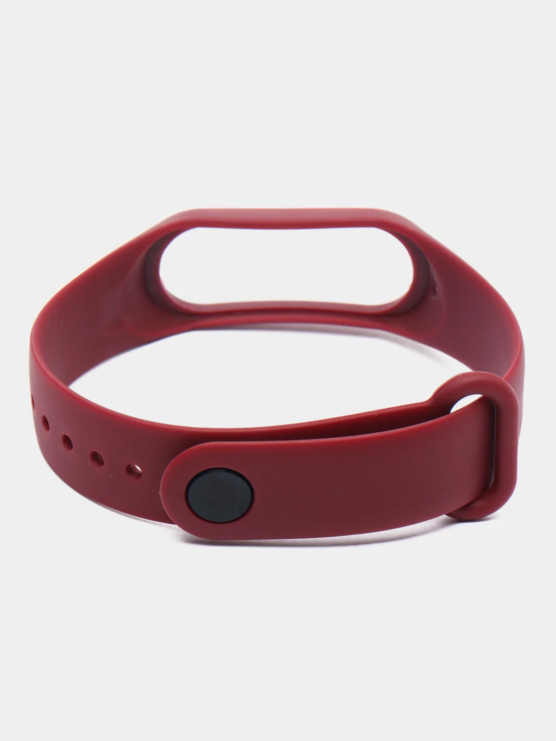 Тёмно-бордовый силиконовый ремешок для фитнес браслета Xiaomi Mi Band 4, Mi Band 3
