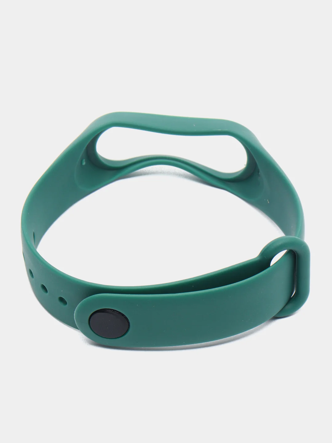 Зеленый силиконовый ремешок для фитнес браслета Xiaomi Mi Band 4, Mi Band 3