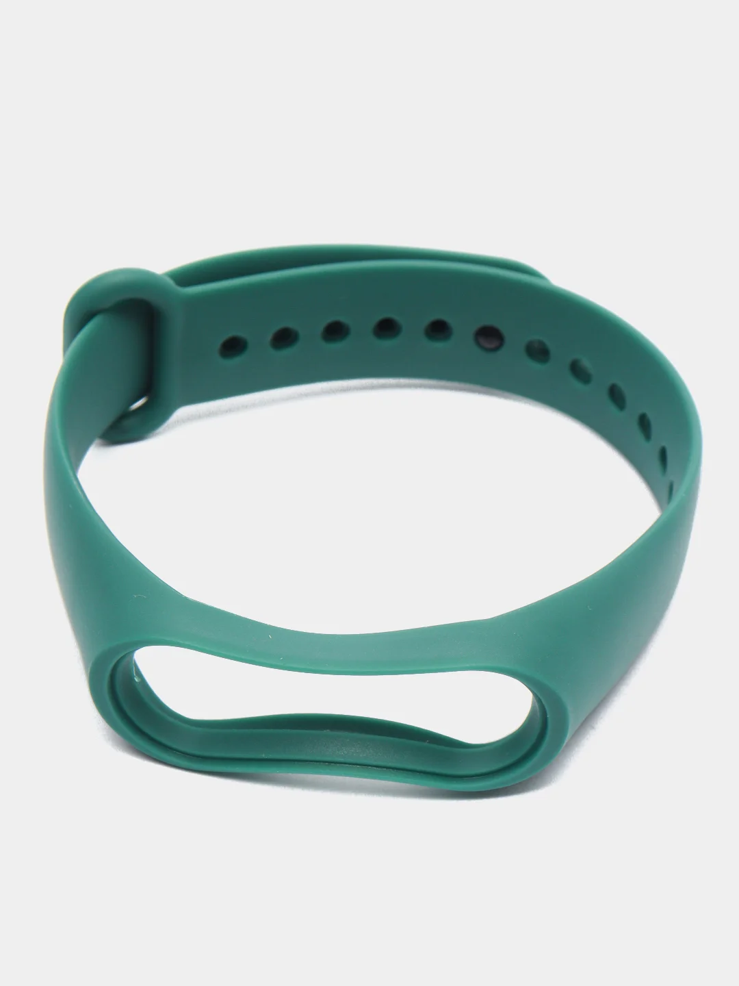Зеленый силиконовый ремешок для фитнес браслета Xiaomi Mi Band 4, Mi Band 3