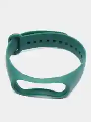 Зеленый силиконовый ремешок для фитнес браслета Xiaomi Mi Band 4, Mi Band 3
