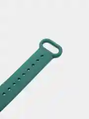 Зеленый силиконовый ремешок для фитнес браслета Xiaomi Mi Band 4, Mi Band 3