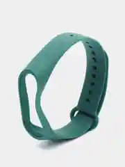 Зеленый силиконовый ремешок для фитнес браслета Xiaomi Mi Band 4, Mi Band 3
