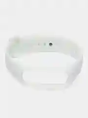 Белый силиконовый ремешок для фитнес браслета Xiaomi Mi Band 4, Mi Band 3