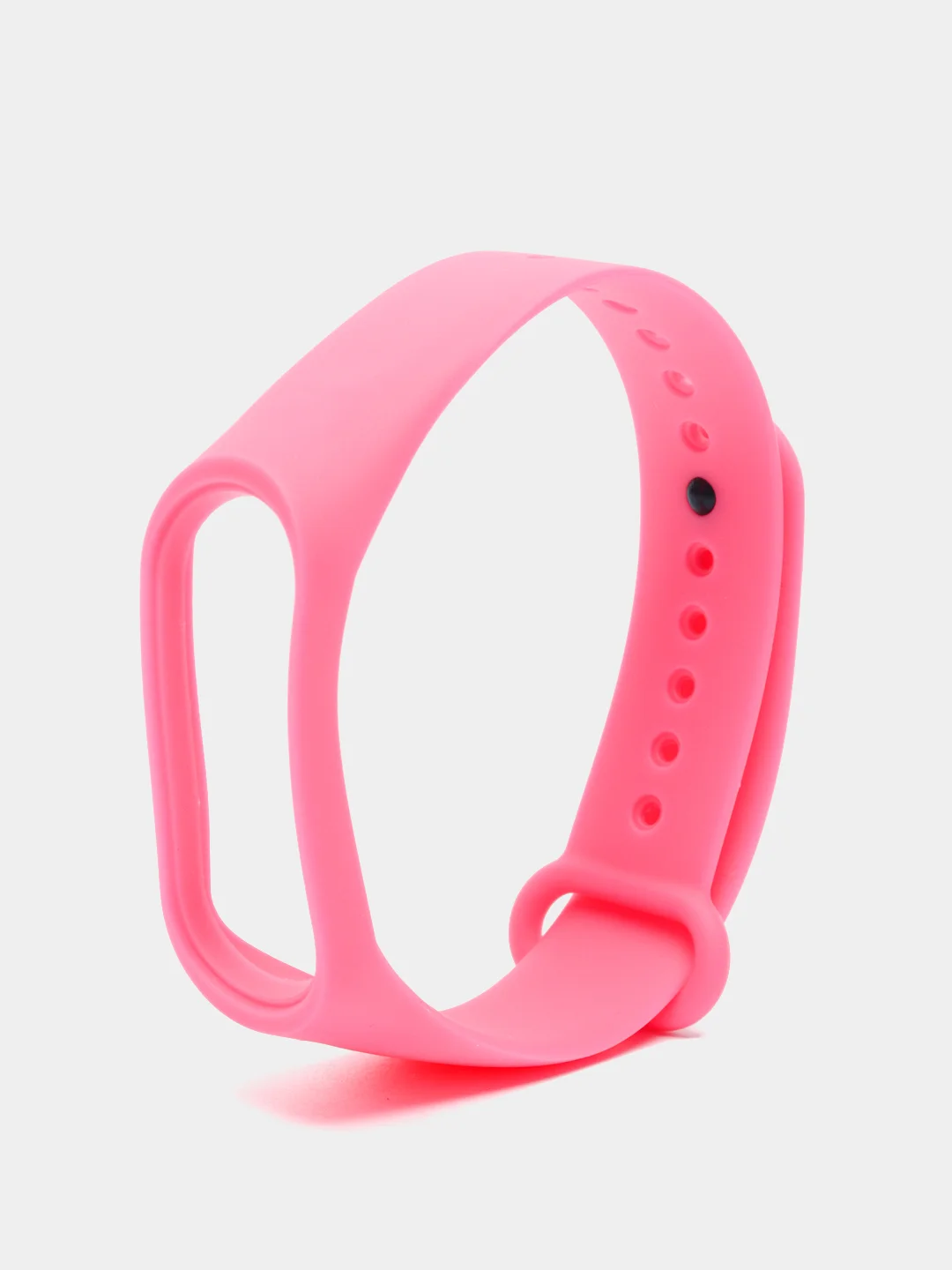 Розовый силиконовый ремешок для фитнес браслета Xiaomi Mi Band 4, Mi Band 3