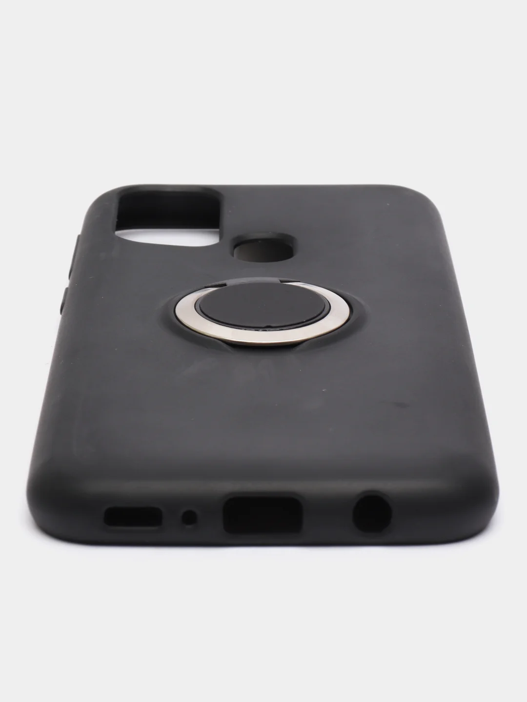 Черный чехол для Samsung Galaxy M21, M30s, M31, M51, с кольцом-держателем