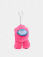 Розовый мягкая игрушка  брелок Амонг Ас  10 см