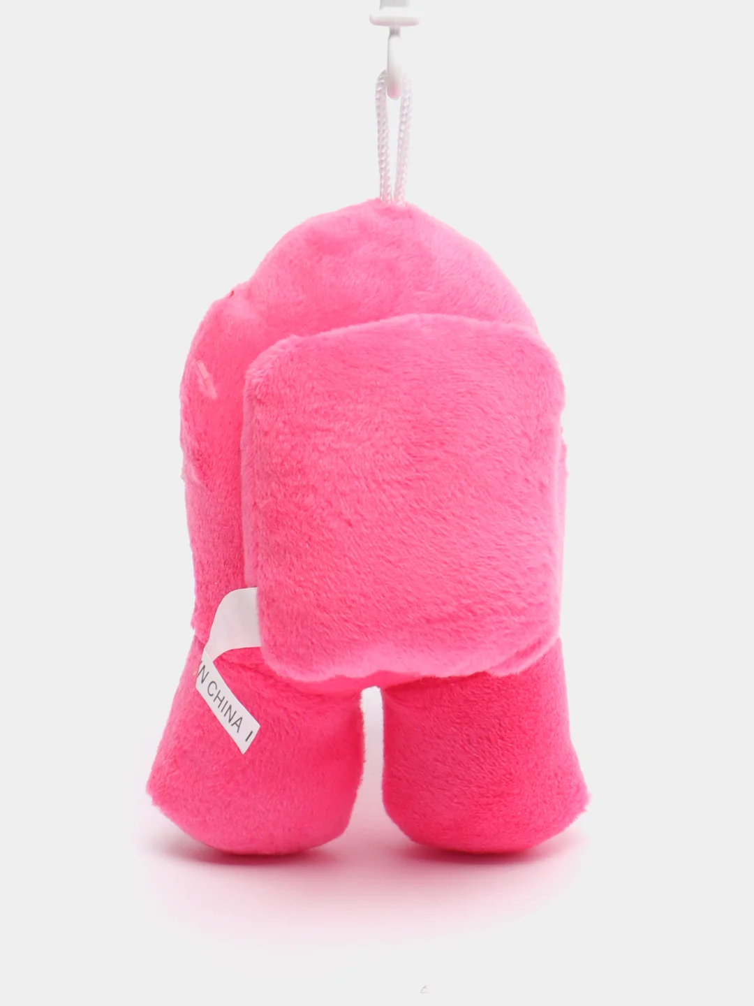 Розовый мягкая игрушка брелок Амонг Ас 10 см