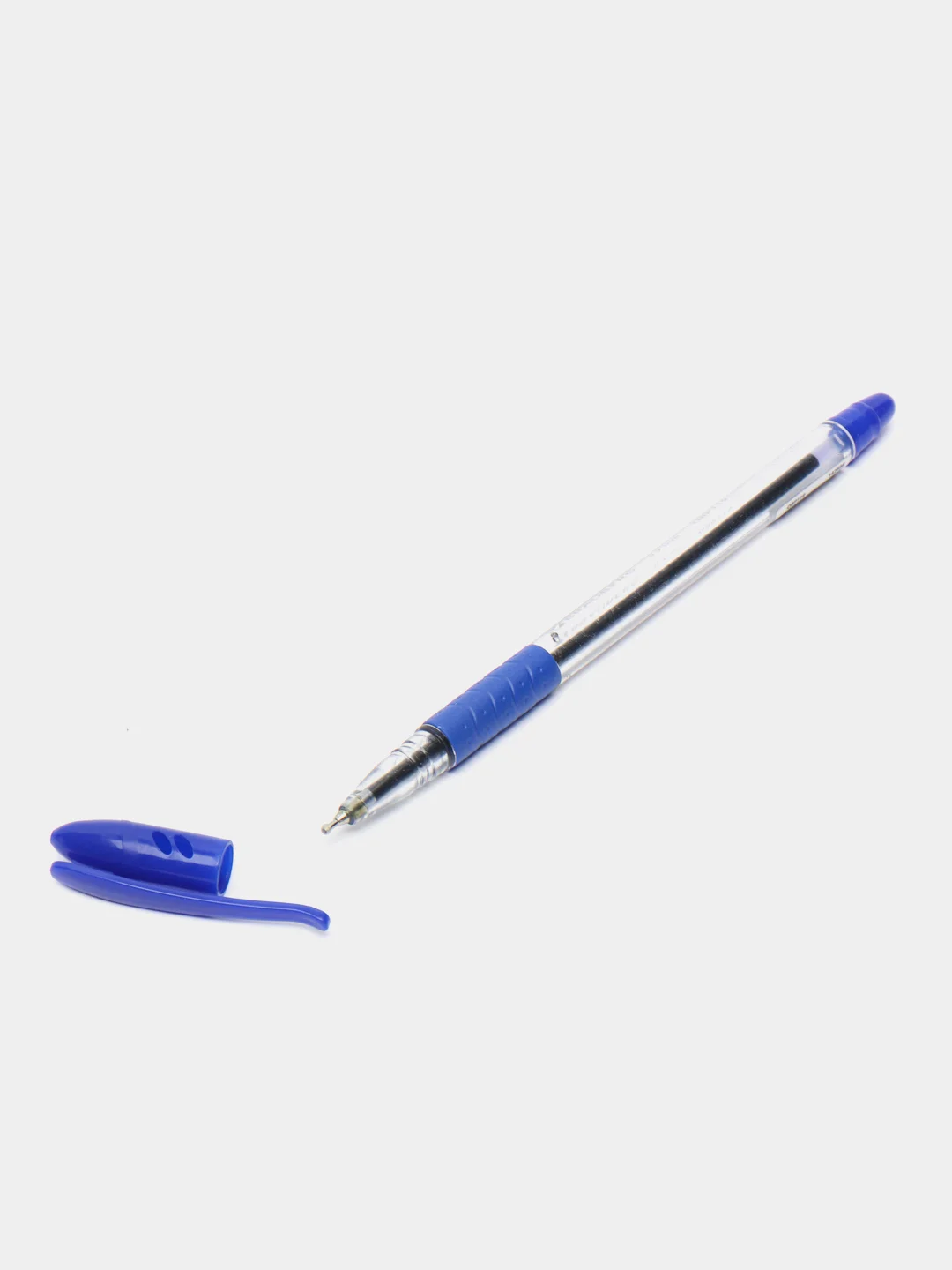 Ручка шариковая BRAUBERG Glassy, синяя, 12 штук
