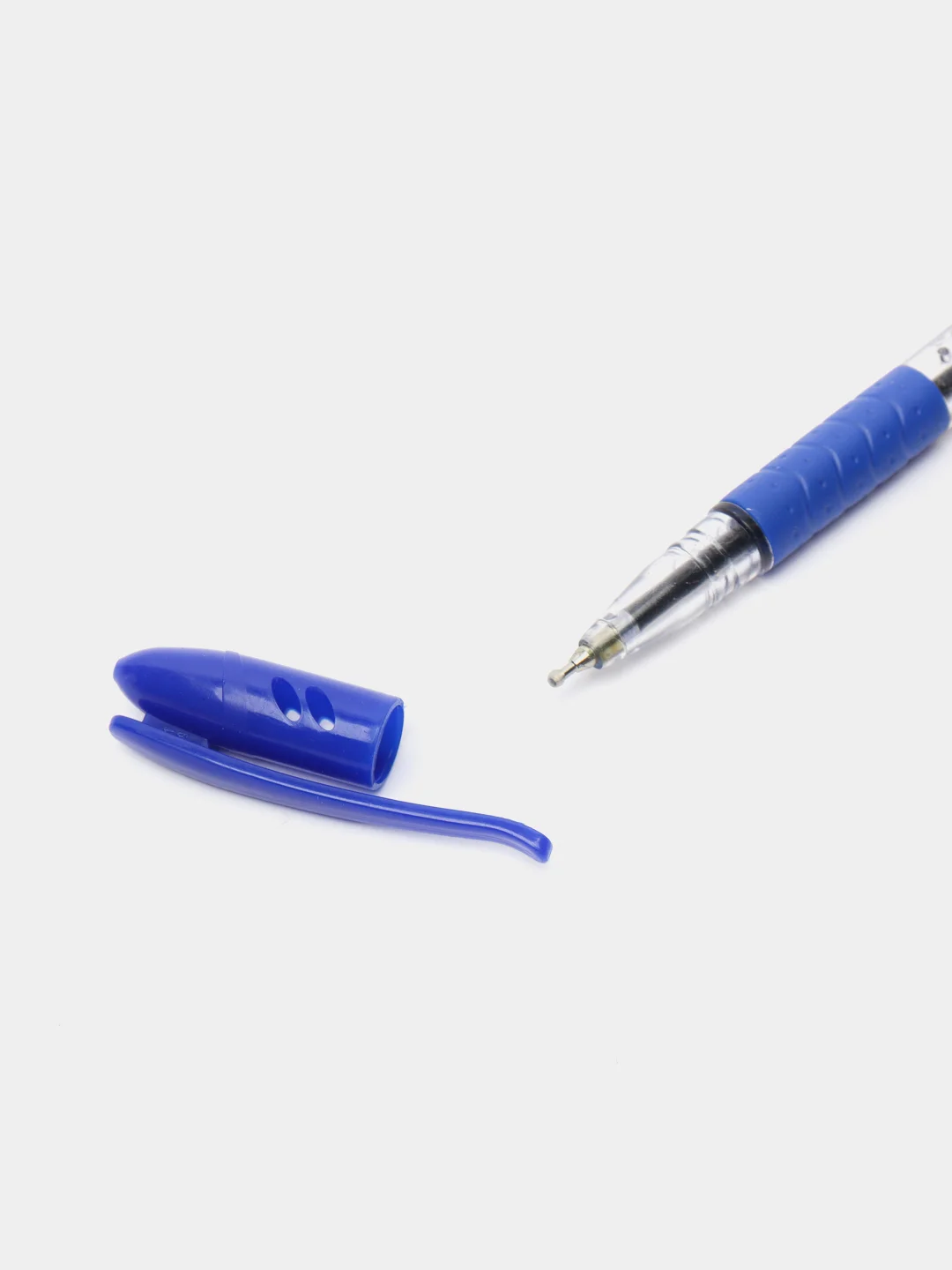 Ручка шариковая BRAUBERG Glassy, синяя, 12 штук
