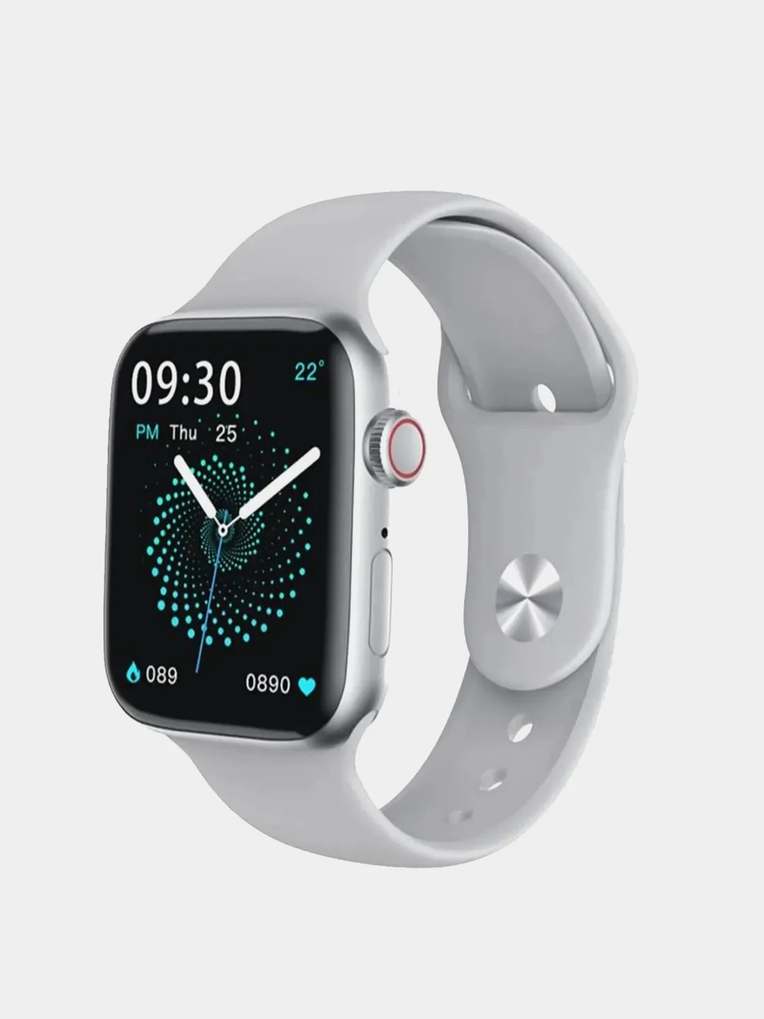Серебряный умные смарт-часы X22 pro Watch 7 Series, 44 мм, с беcпроводной зарядкой