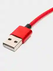 Вишнёвый магнитный кабель для зарядки Micro USB, Type C, Lightning