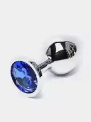 Синий анальная пробка, металлическая, S, M, L