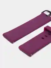 Фиолетовый силиконовый ремешок для Xiaomi Amazfit Bip/ Samsung/Huawei, 20 мм, с кнопкой Универсальный