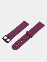 Фиолетовый силиконовый ремешок для Xiaomi Amazfit Bip/ Samsung/Huawei, 20 мм, с кнопкой Универсальный
