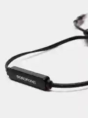 Черный наушники вкладыши проводные Borofone BM54, 1.2 м, с микрофоном
