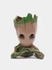 Зеленый горшок для цветов Малыш Грут, кашпо Groot,  Ваза