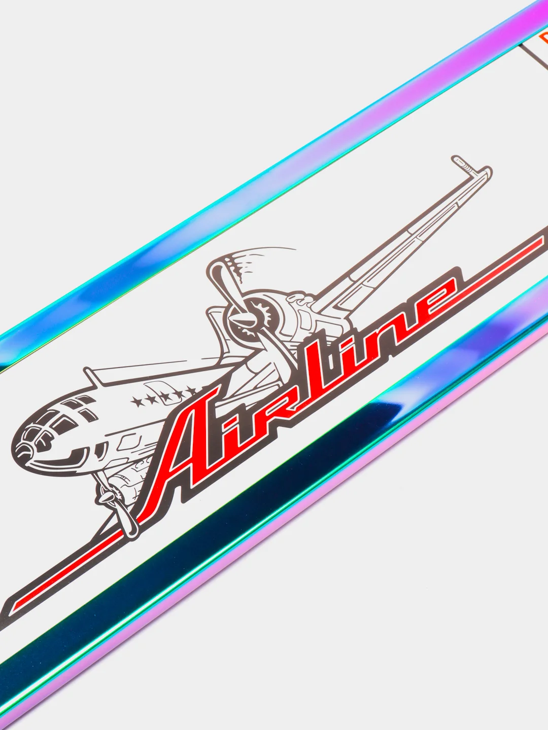 Рамка для номерного знака Airline AFC-11, антивандальная, металл, гальваника, разноцветная