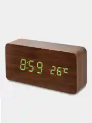 Зеленый настольные электронные часы-будильник
