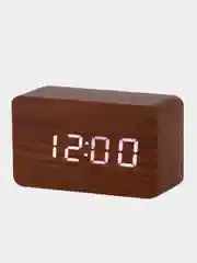 Белый led цифровые/ Часы настольные/ Часы электронные настольные